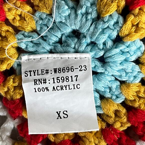 Altr'd State The Blossom Crochet Sleeveless Crop Tank Top XS - Picture 6 of 6